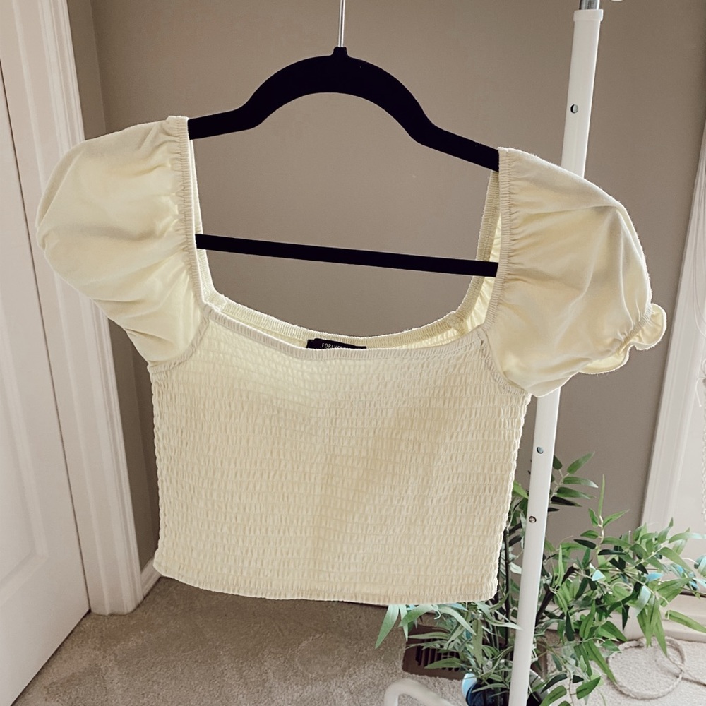 Neon Yellow Summer Top- Forever21- Small